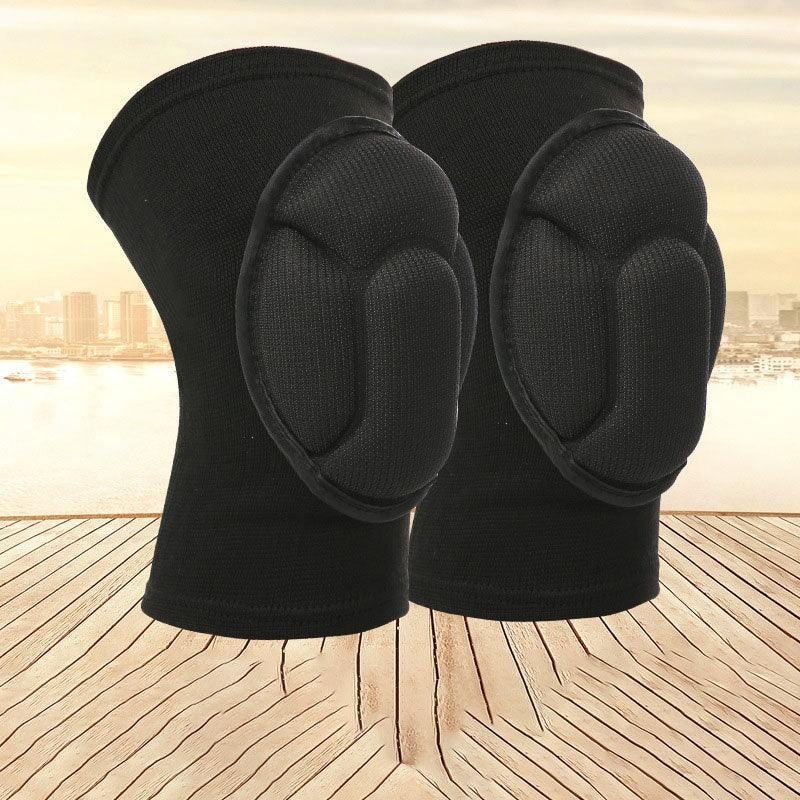 Aolikes Knee Pad Crashproof Antislip Brace Leg Sleeve Guard Protector Support - Blue*1 Pair