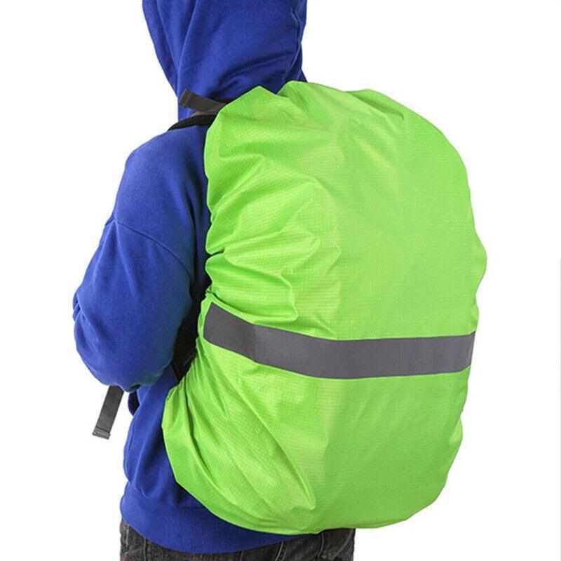 L Size Outdoor Foldable Backpack WaterProof Rain Cover Rucksack Camping Travel - Green