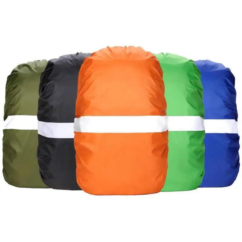 M Size Outdoor Foldable Backpack WaterProof Rain Cover Rucksack Camping Travel Bag - Orange