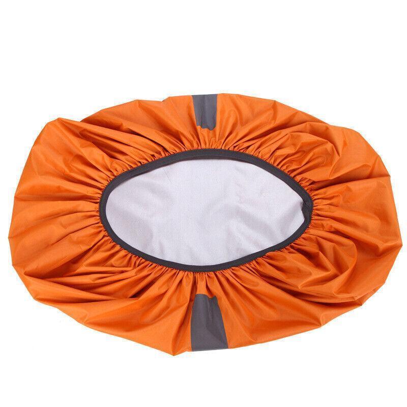 L Size Outdoor Foldable Backpack WaterProof Rain Cover Rucksack Camping Travel - Orange