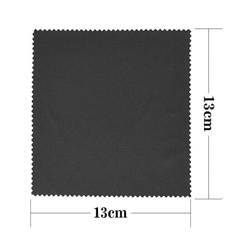 Microfiber Cleaning Cloth Camera Lens Eye Glasses Phone Screen Jewellery Wipes - 10PCS