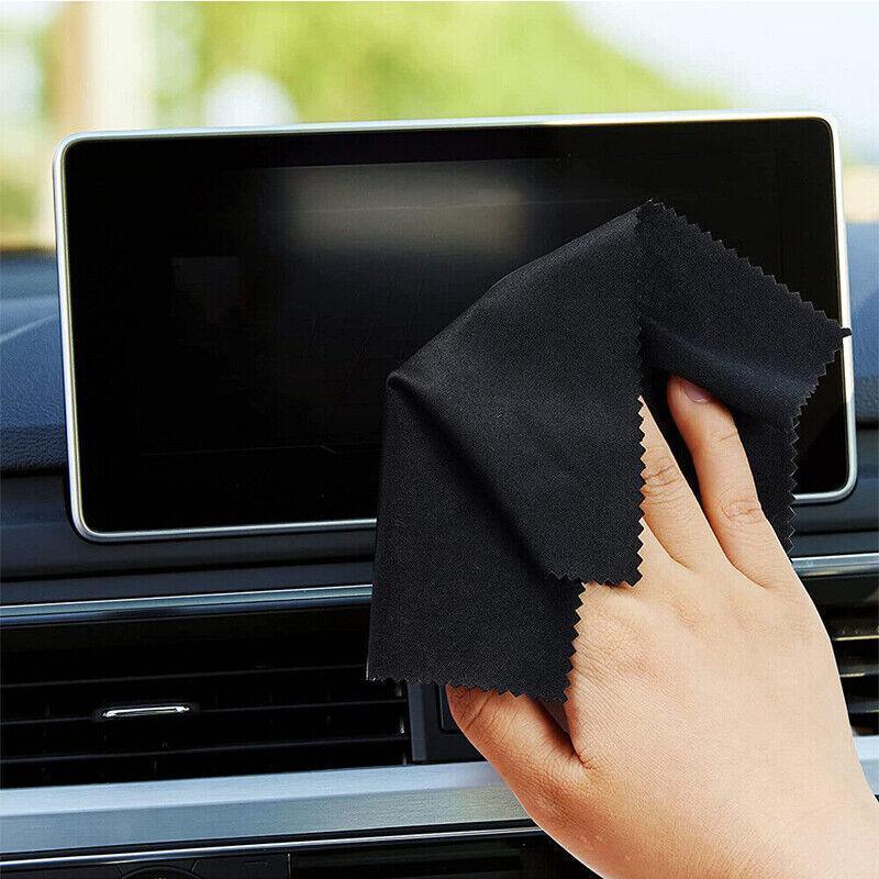 Microfiber Cleaning Cloth Camera Lens Eye Glasses Phone Screen Jewellery Wipes - 10PCS