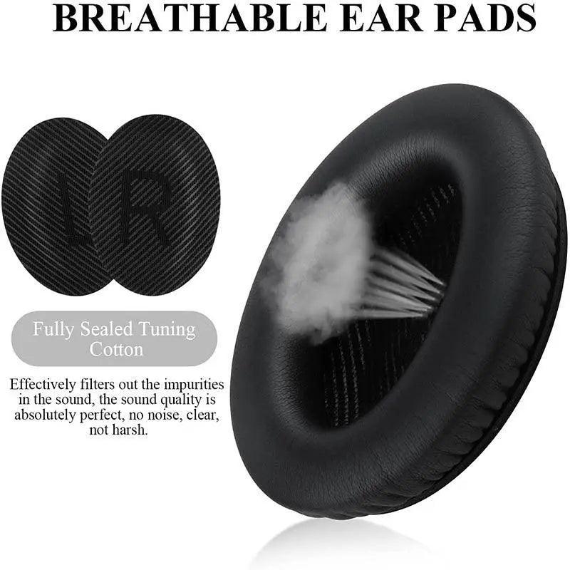 Replacement Ear Pads Cushions For Bose Quietcomfort 35 Qc35 Ii Qc25 Qc15 Ae2 - Black-Blue