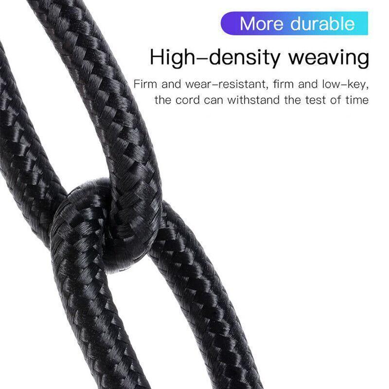 Red Black Baseus 60W 100W USB C to Type C Charger Cable PD Fast Charge For Samsung - 2m 100w