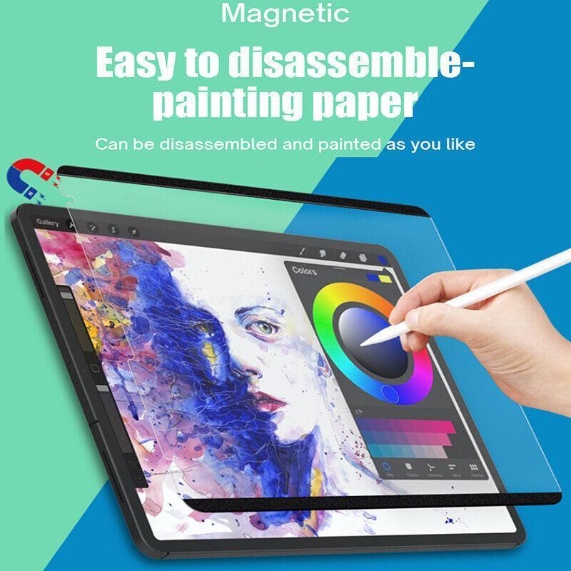 Magnetic Paper Film Like Screen Protector For Ipad Pro11 Mini Air 4 9.7 10.2 - iPad Air 1 /2，iPad 5/6/2017/2018/Pro( 9.7")