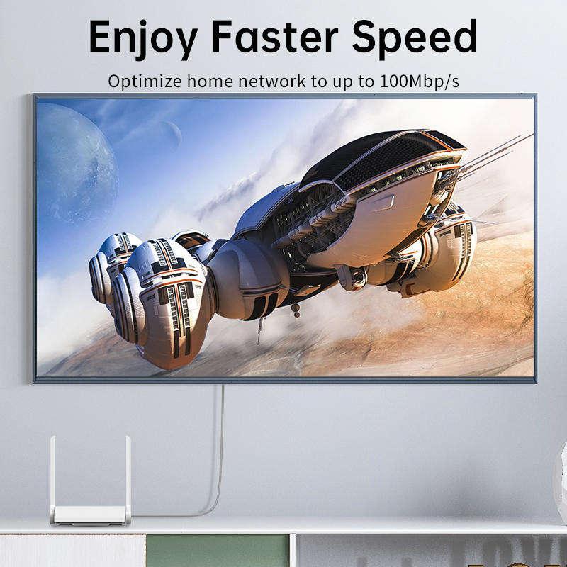 Jasoz Cat5E Ethernet Network Cable Lan Router Internet Patch 1 2 3 5 10 15 20M - 2 m