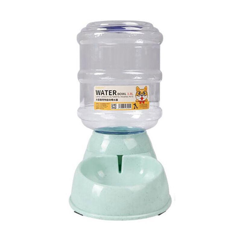 Automatic 3.8L Water Feeder Pet Dog Cat Puppy Dispenser Feeder Bowl Bottle - Blue