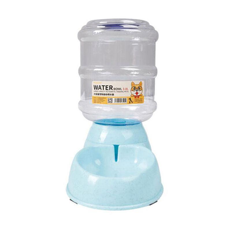 Automatic 3.8L Water Feeder Pet Dog Cat Puppy Dispenser Feeder Bowl Bottle - Grey