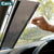 Silver Roller Blinds Suction Cup Sunshade Blackout Curtains Car Home Window Curtains - 50 X 125 CM