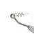 Weedless Jighead Hook Swimbait Worm Fishing Lure Wide Gap Single Barbed Spinner - 1/0#