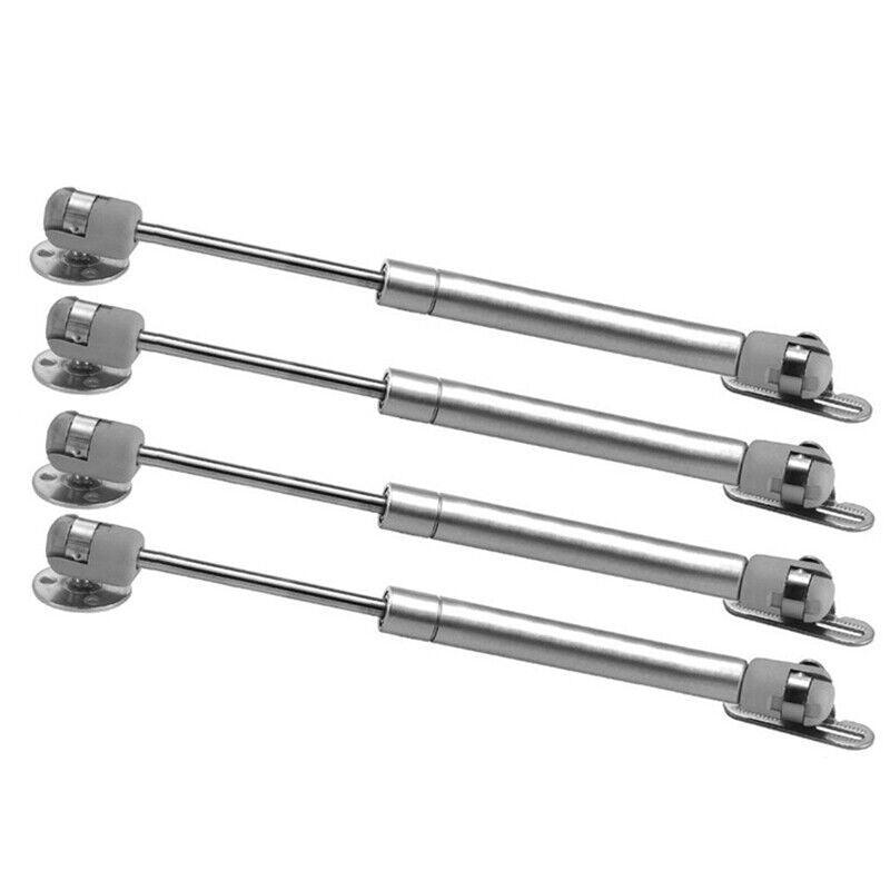 4PCS 60N Gas Strut Kitchen Cabinet Cupboard Door Hinges Stays - Black