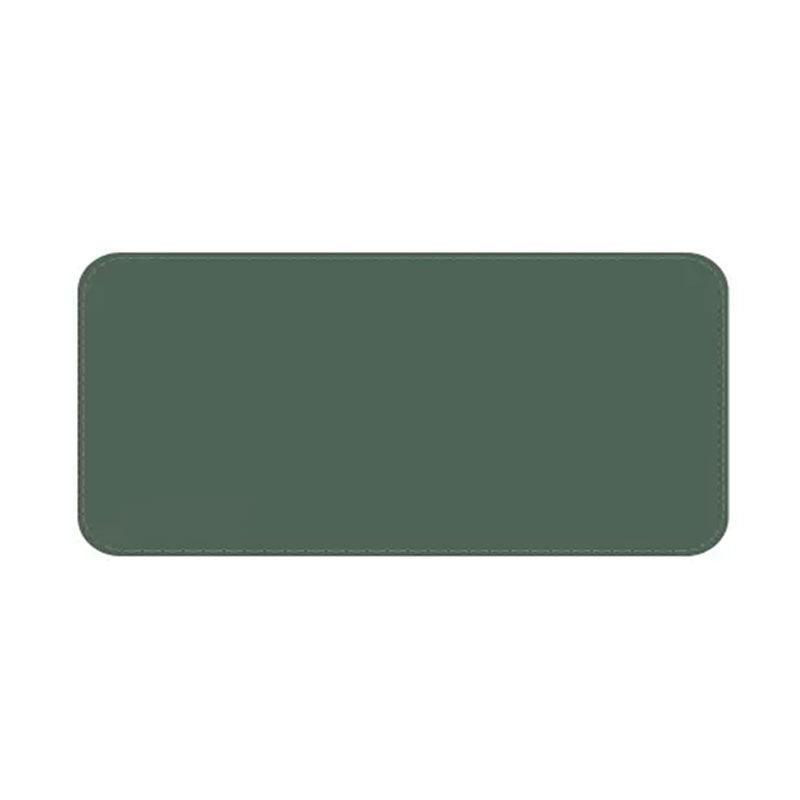 Large Leather Gaming Mouse Pad Waterproof Desk Keyboard Mat 120 x 60cm - Grey
