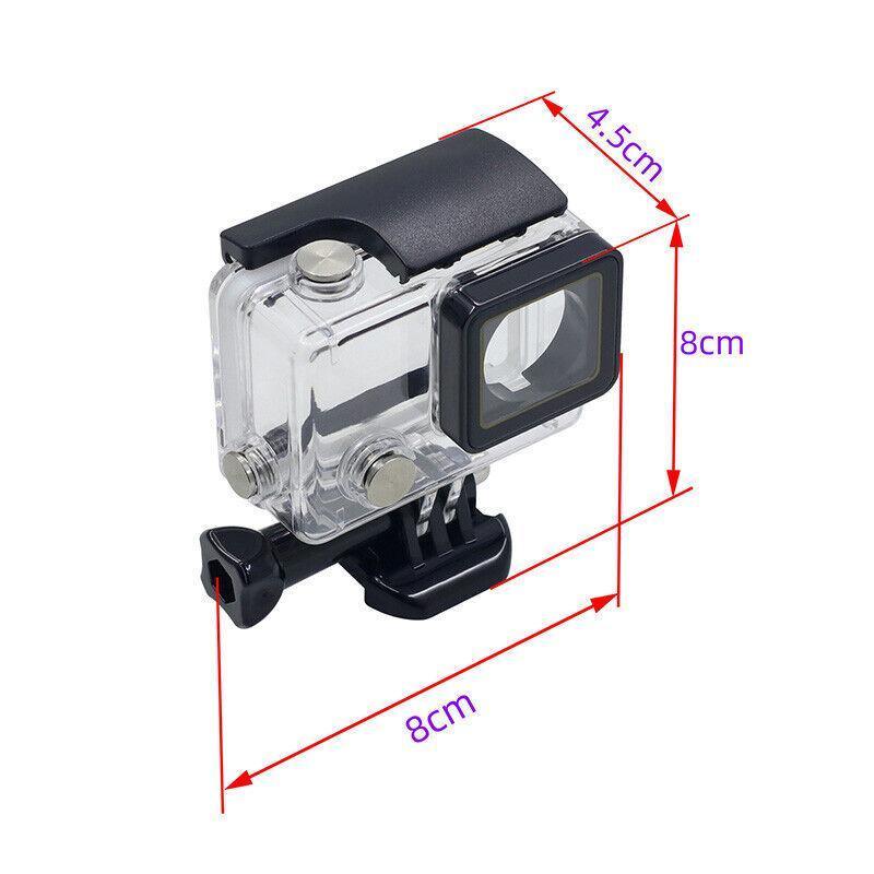 Waterproof Housing Case for GoPro Hero 3 Plus 4 Clear Protective Diving Shell - For GoPro Hero 3+