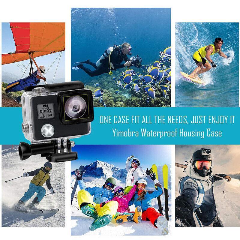 Waterproof Housing Case for GoPro Hero 3 Plus 4 Clear Protective Diving Shell - For GoPro Hero 3+
