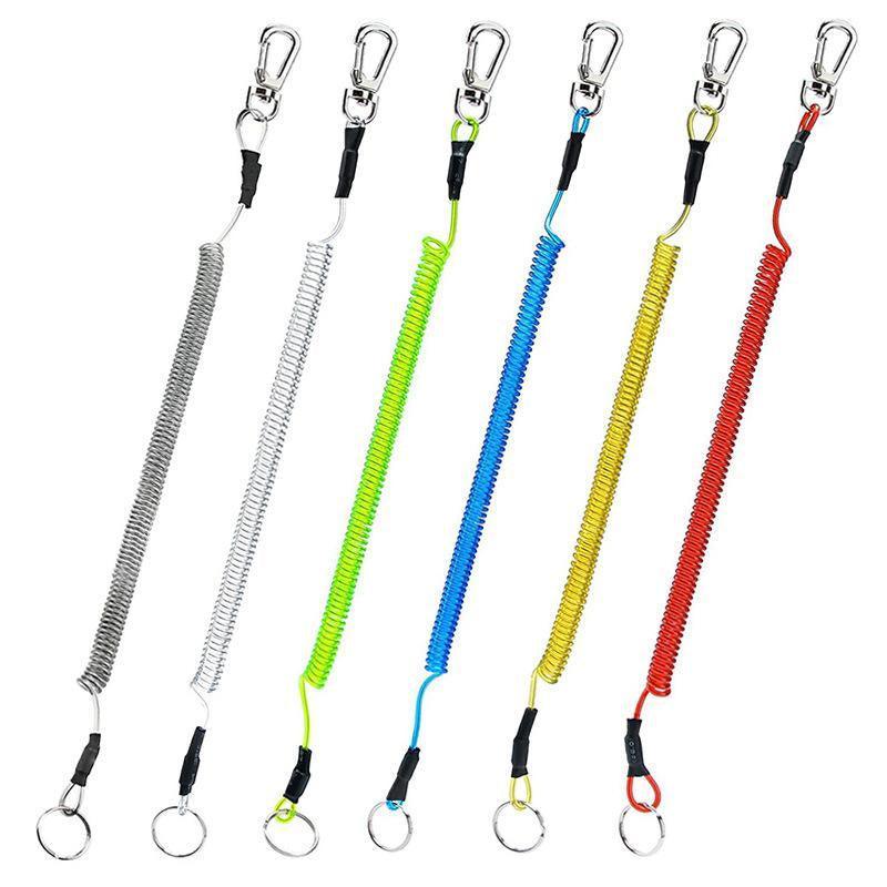 6X Fishing Lanyards Boating Ropes Kayak Secure Pliers Lip Grips Tackle Fish Tool - Multicoloured