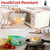 White Reusable Silicone Food Storage Bags Leak proof Microwave Freezer Freshness Safe 1000ml