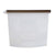 White Reusable Silicone Food Storage Bags Leak proof Microwave Freezer Freshness Safe 1000ml
