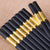 10Pairs Premium Fiberglass Reusable Chopsticks - Dishwasher Safe - Golden-1