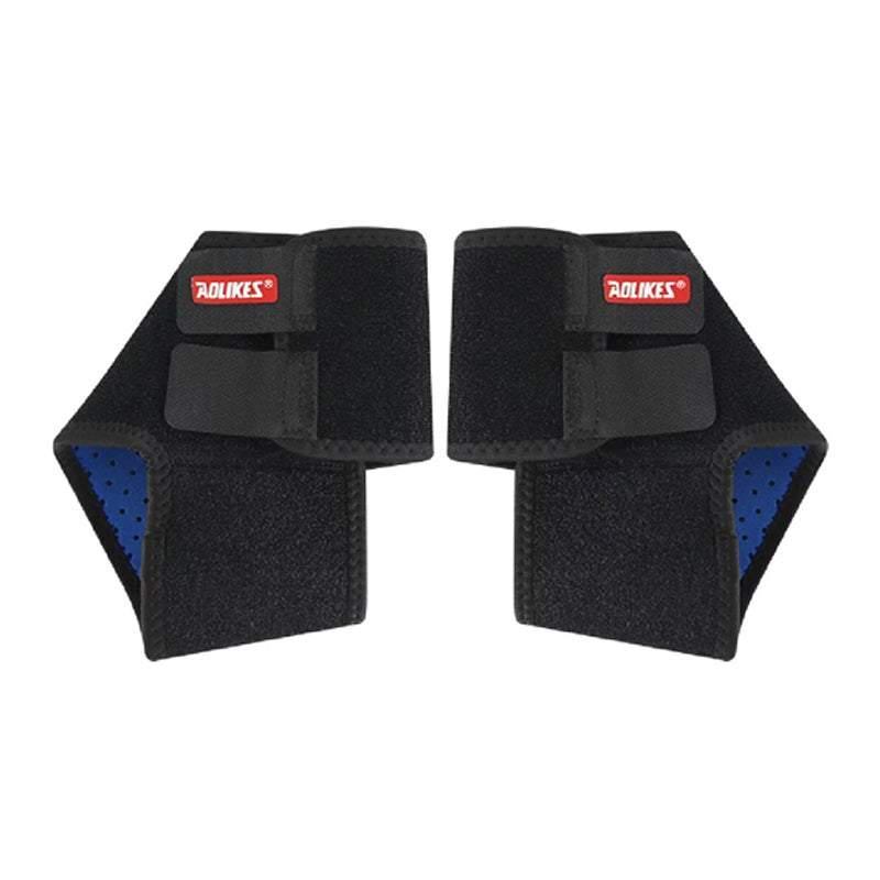 M Size Aolikes 1Pair Support Pads Guard Kids Children Ankle Brace Wrap Protection - Black