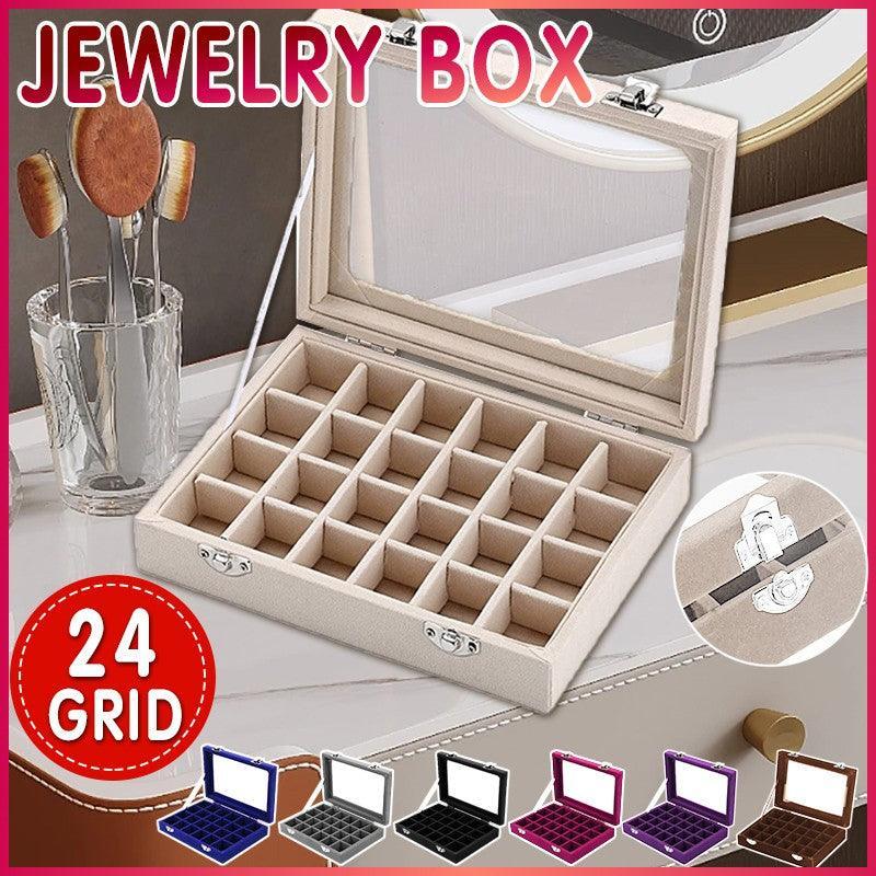 Velvet Earring Jewelry Display Hanger Organizer Box Holder Storage Case Au Stock - Black