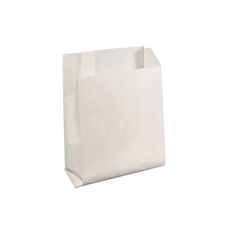 1000PCS Oil-proof Takeaway Paper Bags for Premium Takeout Supply - White-16*11*4cm