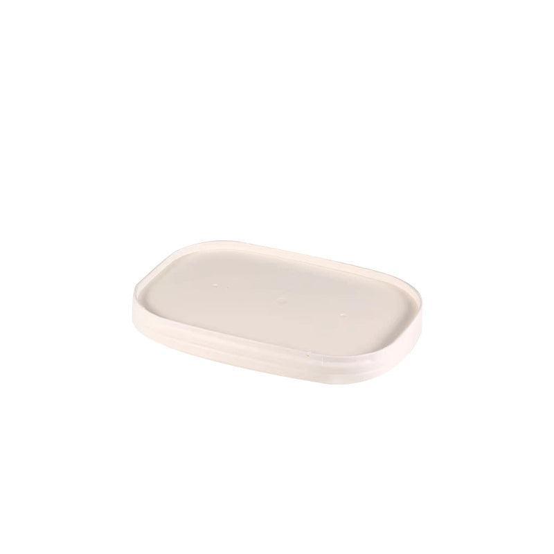 Kraft Paper Bowl for Takeaway Leak-Proof Disposable Food Container - White-Paper Lid-300pcs