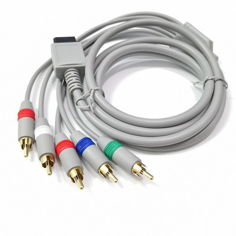 HDTV 5 RCA Component HD TV Audio Video Cable for Nintendo Wii amp WiiU U Console