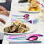 8PCS Portable Stainless Steel Travel Cutlery Set with Case for Camping Picnic Office