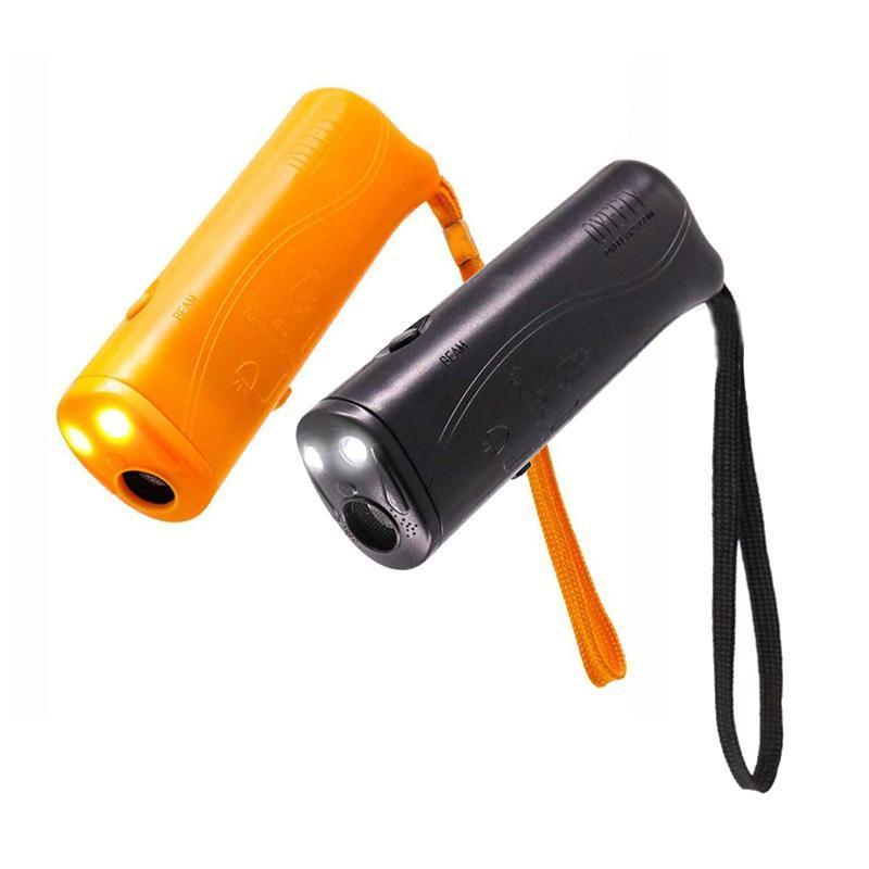 Ultrasonic Dog Barking Control Anti Bark Device Stop Repeller Train Tool Trainer - Yellow