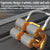 Four Wheel Abdominal Roller Automatic Rebound Ab Machine Home Fitness Equipment - Orange