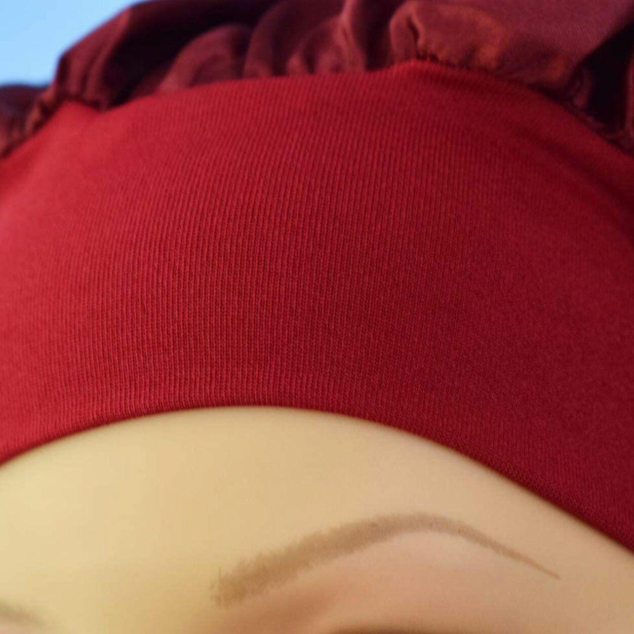 Sleeping Bonnet Hair Wrap Silk Satin Cap Women Elastic Night Soft Hat Headwear - Brown