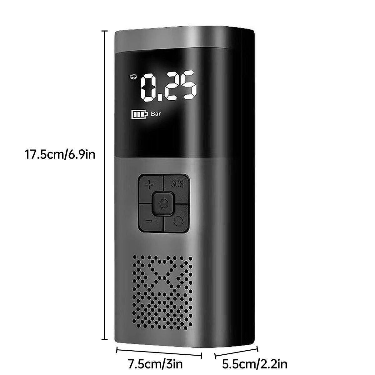 12V Car Tire Air Pump Portable Electric Inflator Compact Vehicle Tyre Compressor