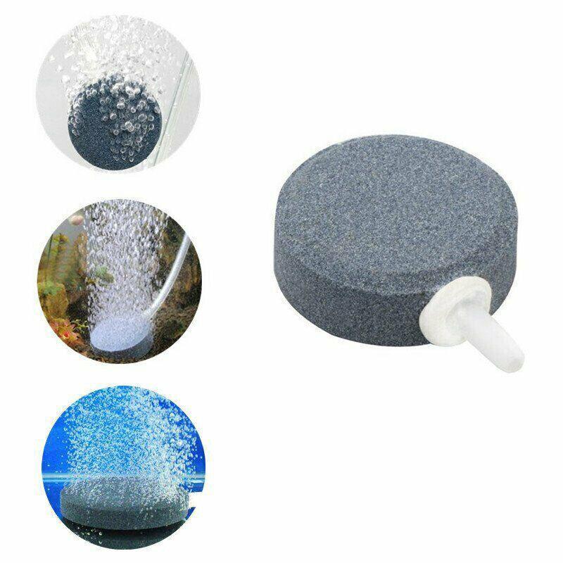 Round Air Stone Disk Bubble Diffuser Airstone Hydroponics Aquarium Fish Tank - 4cm