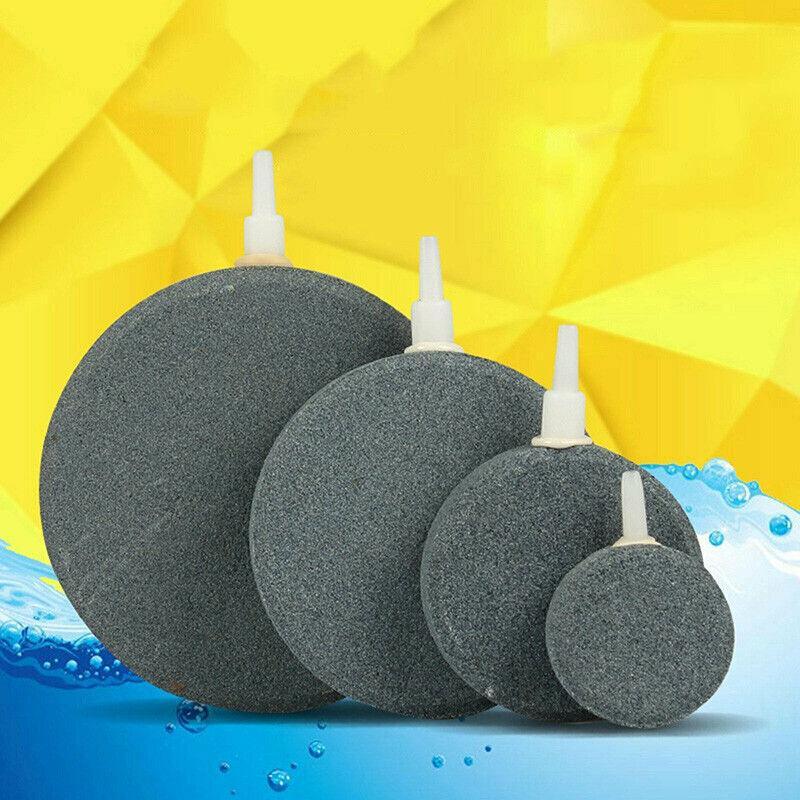 Round Air Stone Disk Bubble Diffuser Airstone Hydroponics Aquarium Fish Tank - 6cm