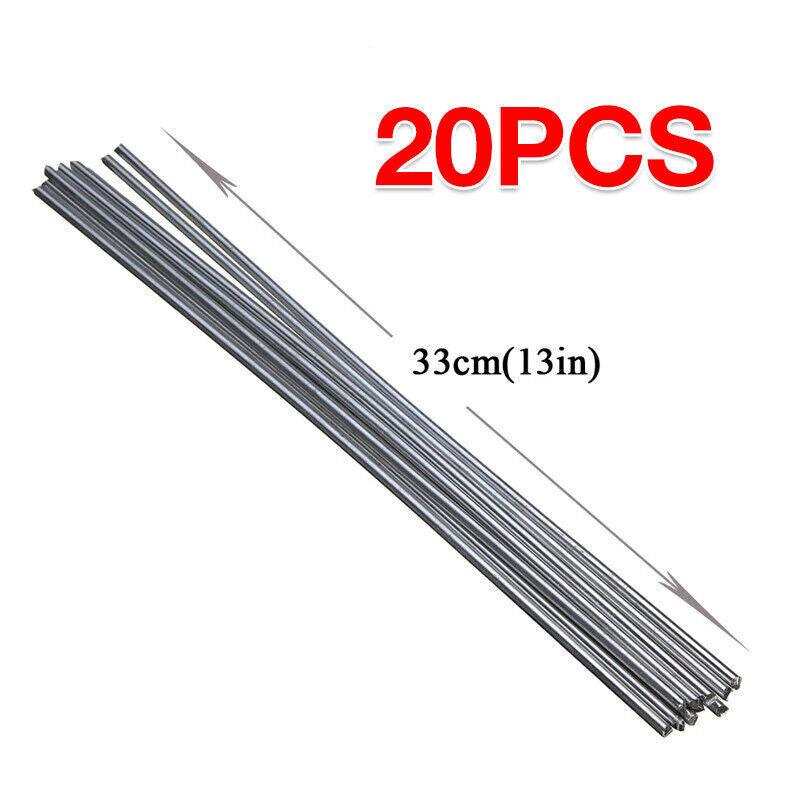 10-50X Aluminium Low Temp Welding Rods Durable Flux Cored Brazing Repair Sticks - 2*330mm 10PCS