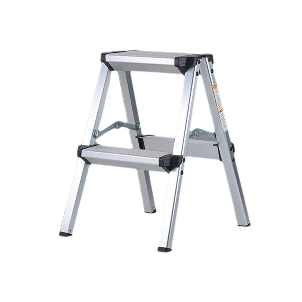 Portable Aluminium 1-3 Step Folding Ladder Anti-Slip Frame Stool for Home Use - 1 step Folding Ladder
