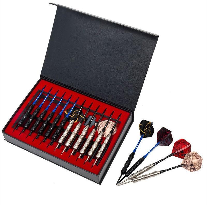 12Pcs 23.2g Iron Tip Dart Set with Aluminum Barrel and Case