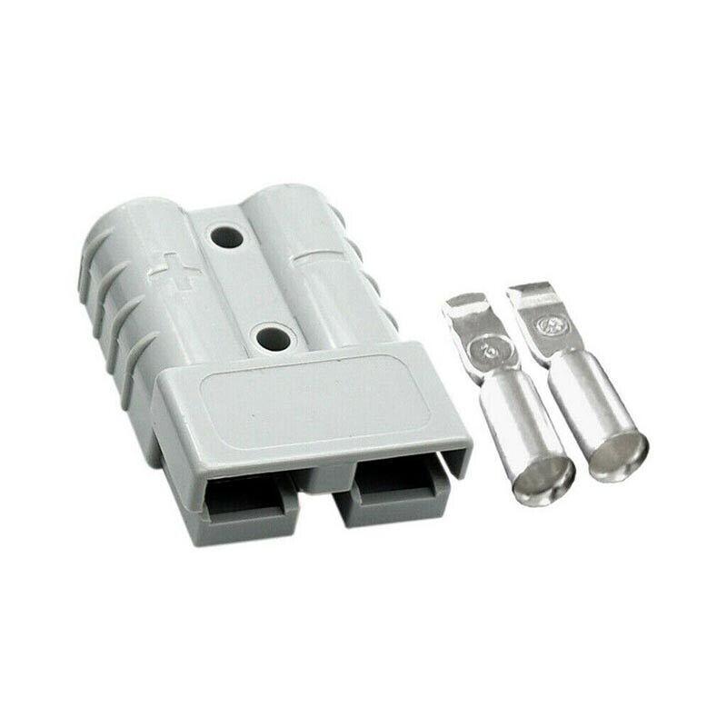 10PCS Anderson Style Plug 50A 12V 24V DC Connectors for Solar 4WD Battery Systems