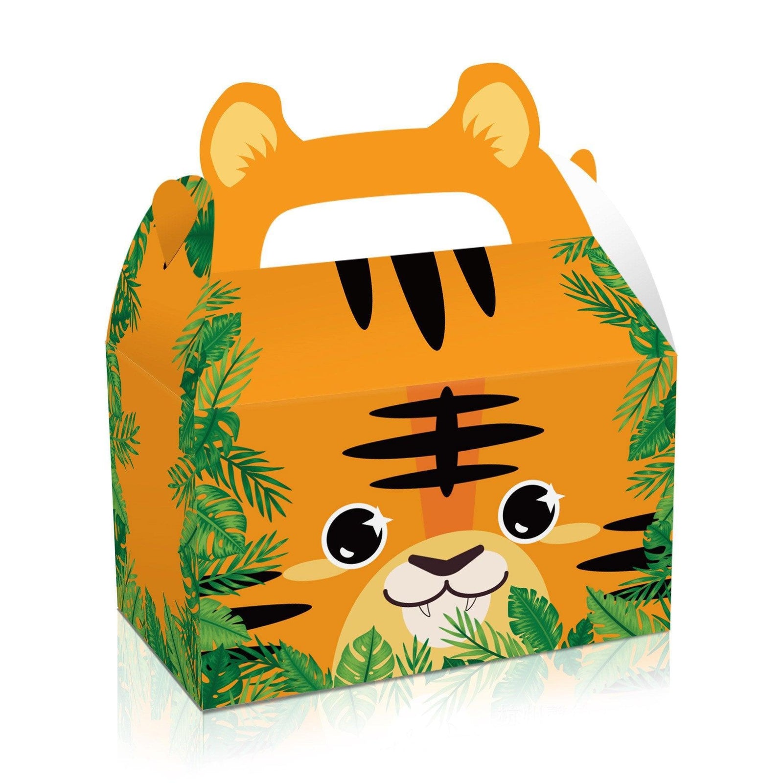 24X Jungle Safari Animal Gift Boxes Bag Favour Present Wrapping Candy Cookie Box