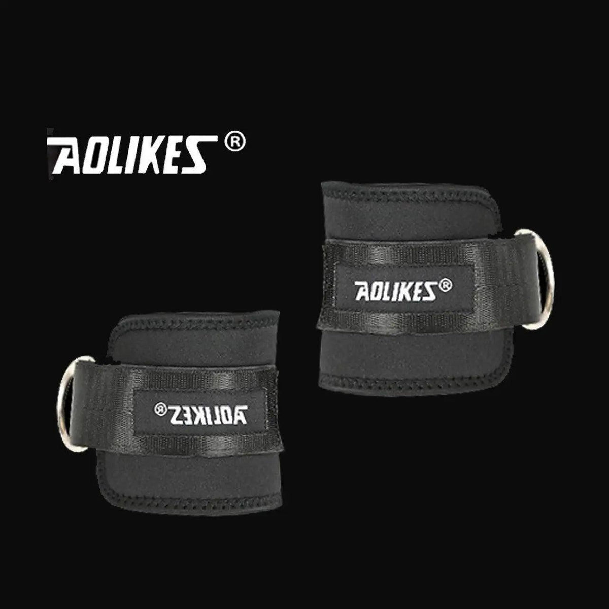 Aolikes Weight Lifting Ankle D-Ring Strap Cable Kickbacks Attachment Gym Leg - Right