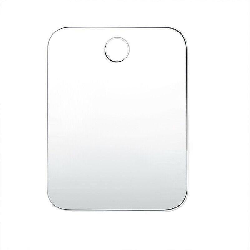 Fogless Polycarbonate Shower Mirror 172×132mm Anti-Fog Shaving Mirror