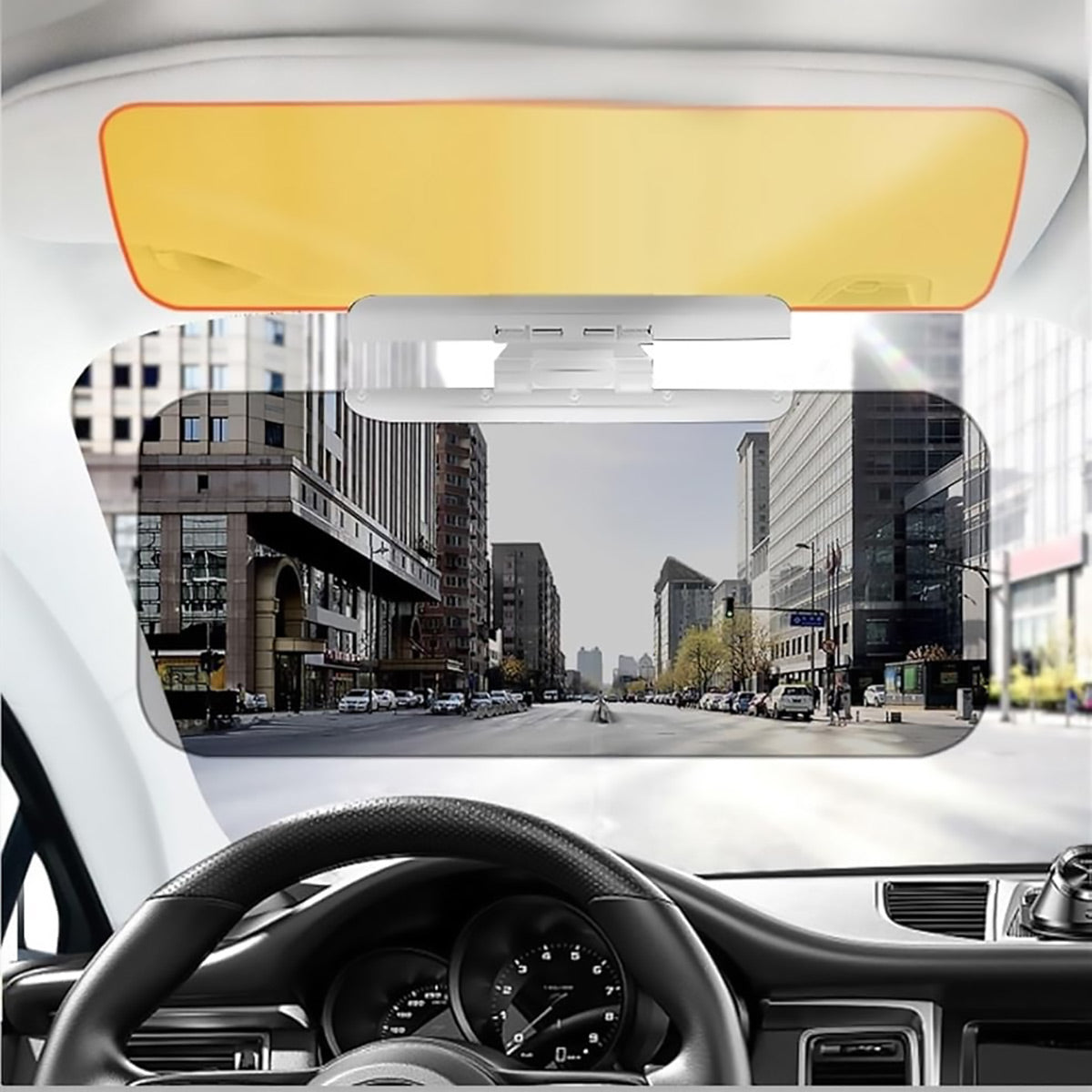Day Night Anti Glare Sun Visor Mirror High Beam Shield Driver Eye Protection