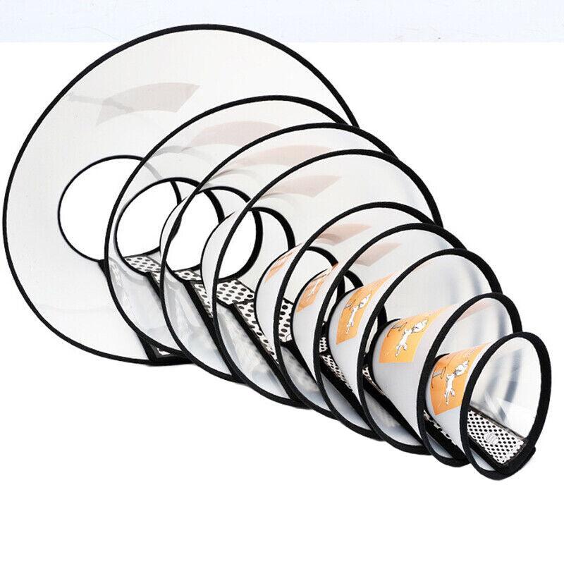 Pet Dog Cat Cone Protective Collar Wound Healing Medical Elizabethan E-Collar Au - 3#(36-42CM  depth: 13.5CM)