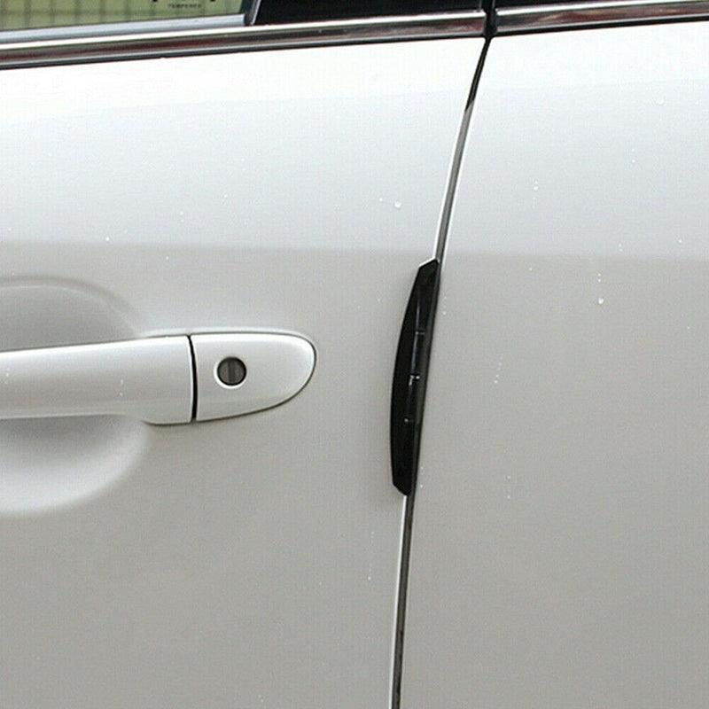 4Pcs Universal Black Car Door Edge Anti-Collision Cover Scratch Protector Guard