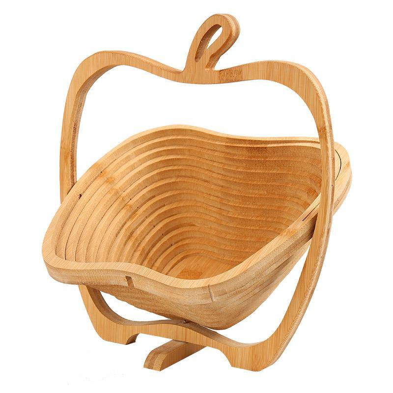Wooden Fruit and Vegetable Storage Basket for Kitchen Organizing Home Storage