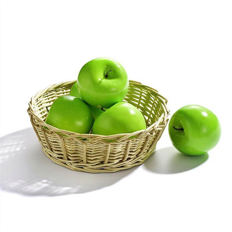 10 X Artificial Green Apples for Home Party Wedding & Shop Decor - Red