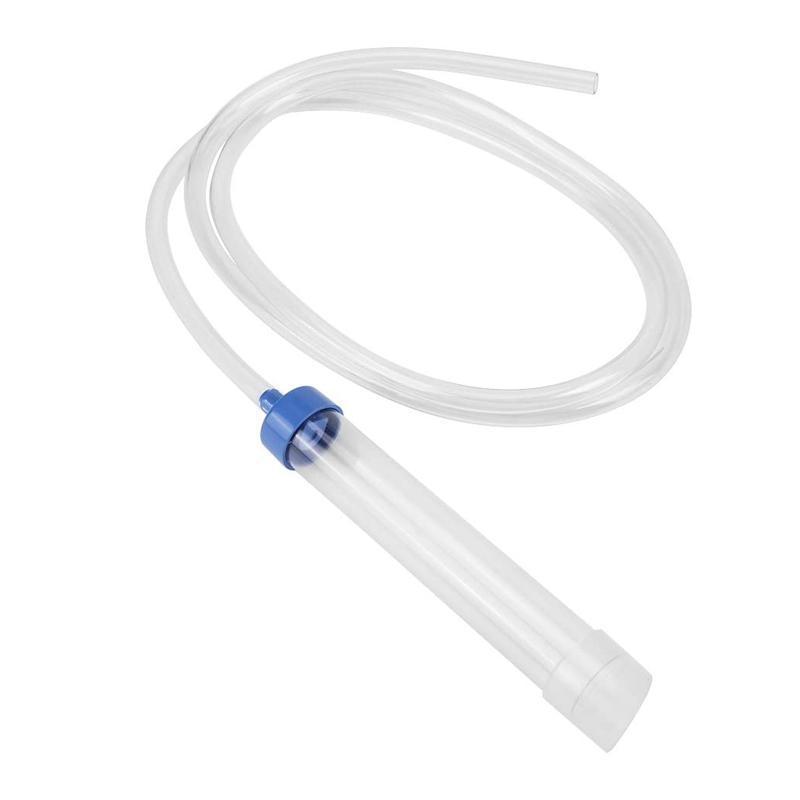 Aquarium Gravel Cleaner Siphon Hose Manual Water Changer for Small Fish Tanks