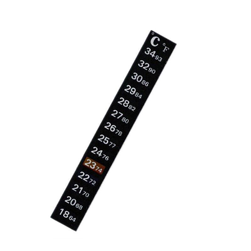 UPTO 10x Aquarium Thermometer Fish Tank Sticker Temperature Strip Dual Scale HOT - 1PC