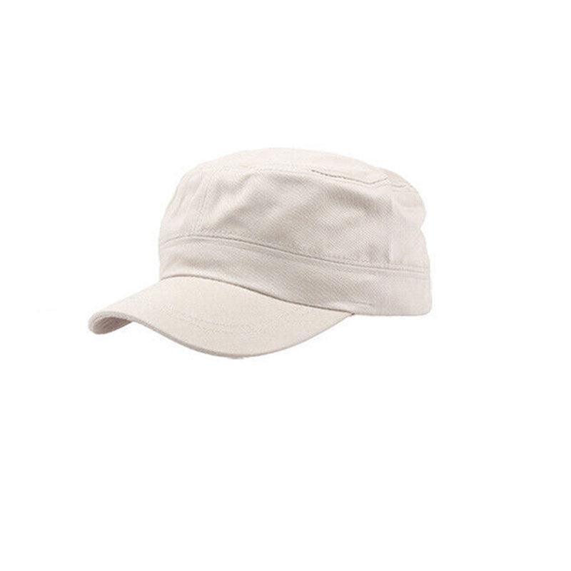 Army Plain Hat Classic Cadet Field Military Cap Style Patrol Baseball Adjustable - Navy