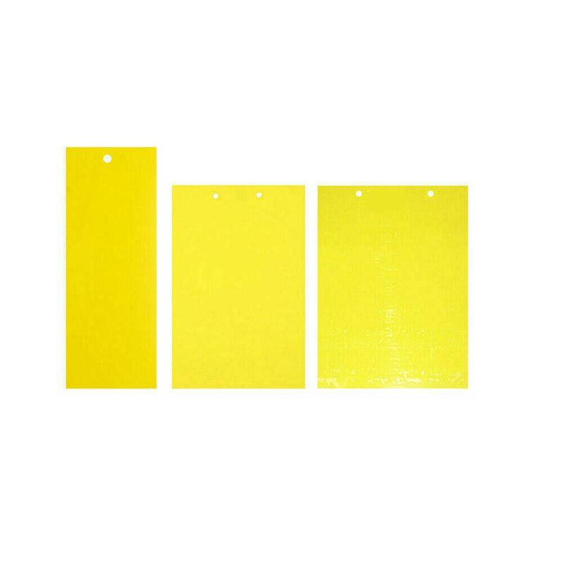 10PCS Yellow Sticky Paper Insect Trap Catcher Killer Fly Aphids Wasp - 25x20cm